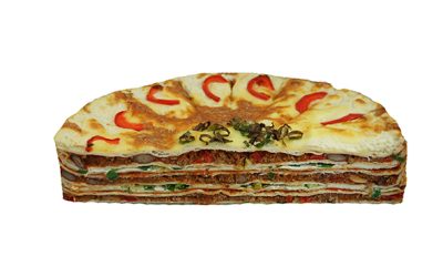 Mexican Beef Baked Tortilla Stack (Pre-cut)